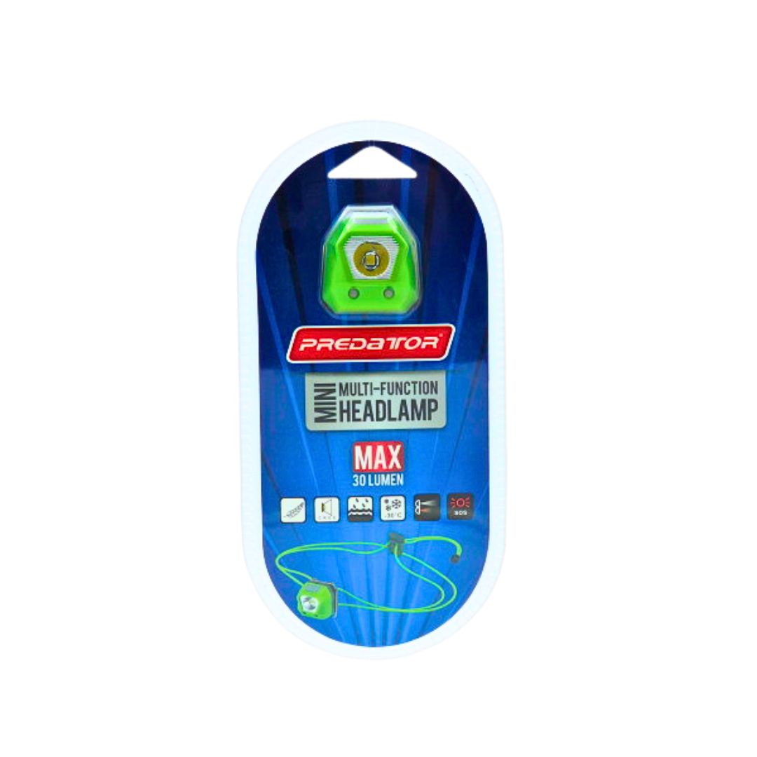 Predator Mini Headlamp 30 Lumen