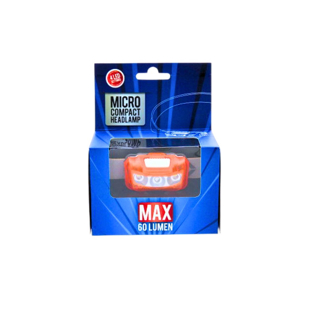 Predator Micro Compact Headlamp 60 Lumen