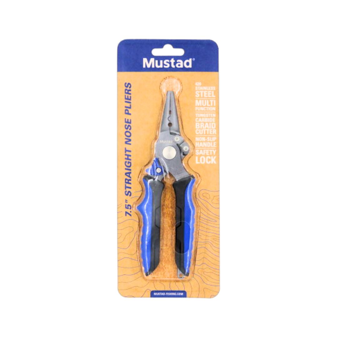 Mustad 7.5" Straight Nose Pliers