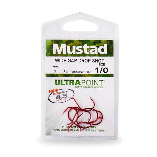 Mustad Wide Gap Drop Shot 10548NP-RD