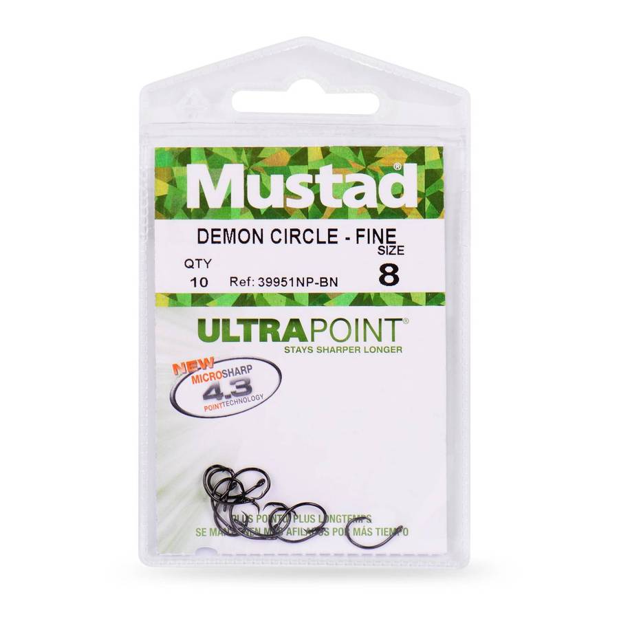 Mustad Demon Circle Fine 39951NP-BN