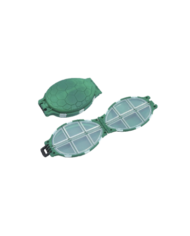 Predator Tackle Box Double Sided - 12 Compartment Tortoise