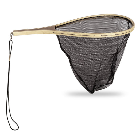 Fish X Wooden Trout Landing Net