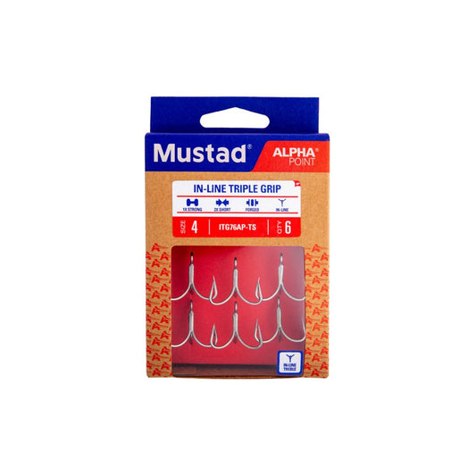 Mustad In-Line Triple Grip ITG76AP-TS