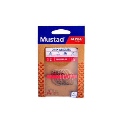 Mustad Apex Weedless Dropshot W10559AP-TX