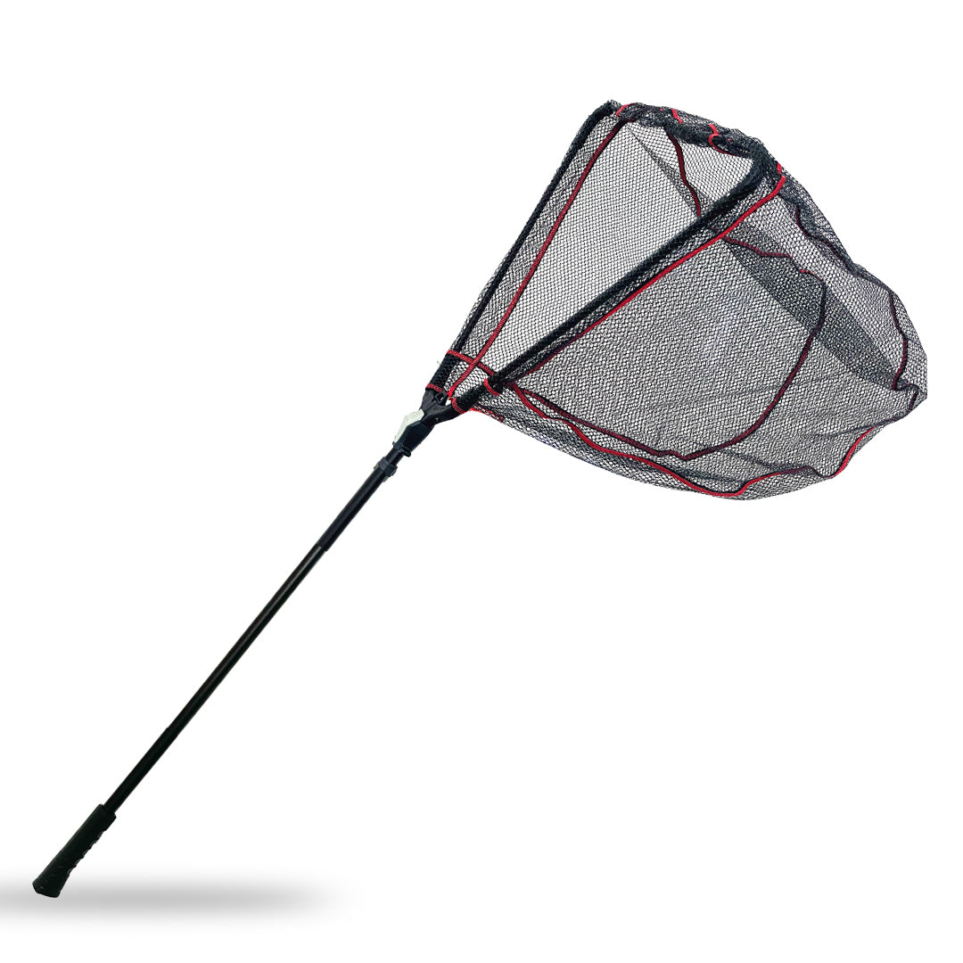 Predator Landing Net - Rubber Mesh, Folding